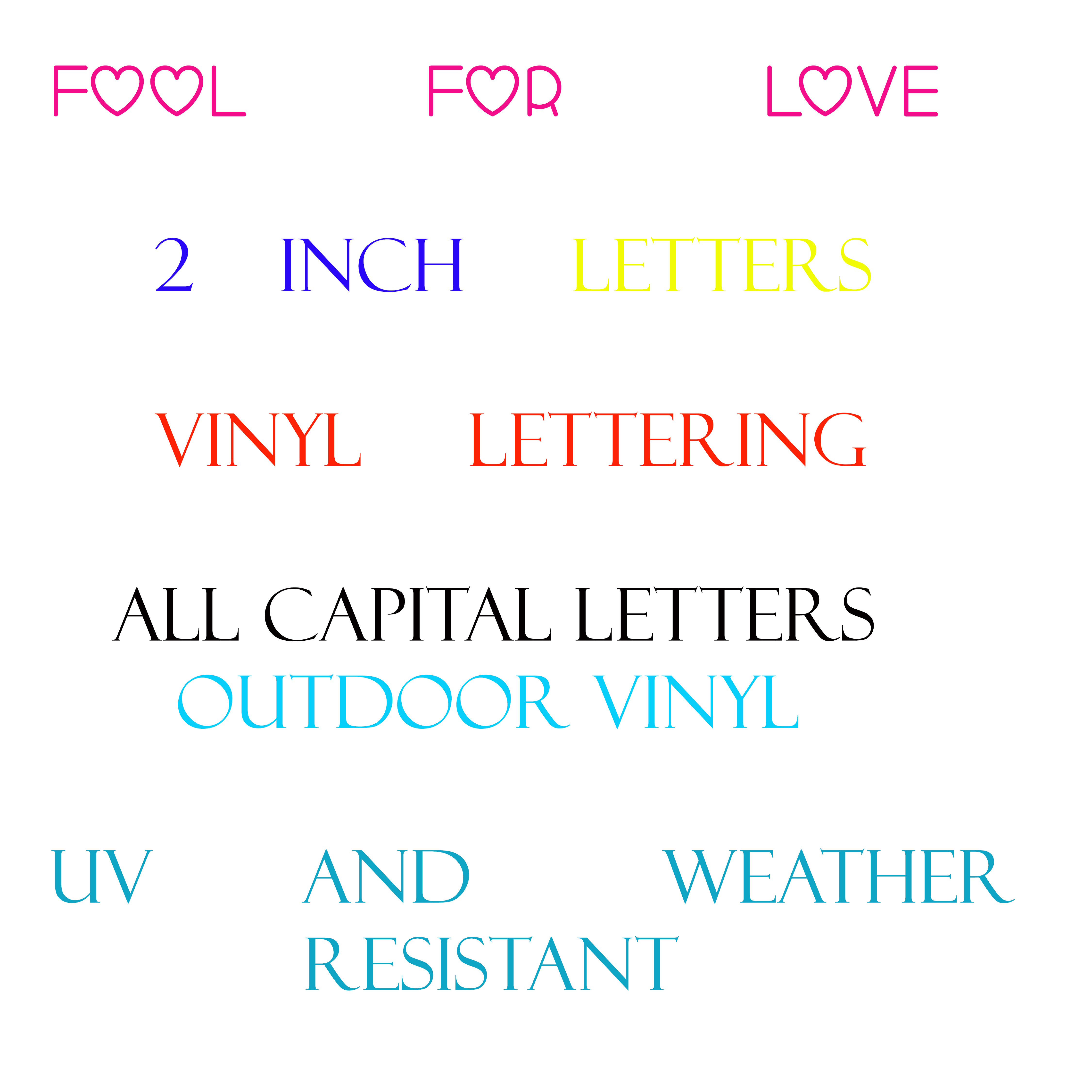 fool for love font vinyl lettering outdoor 2 inch letters price per vinyl letter