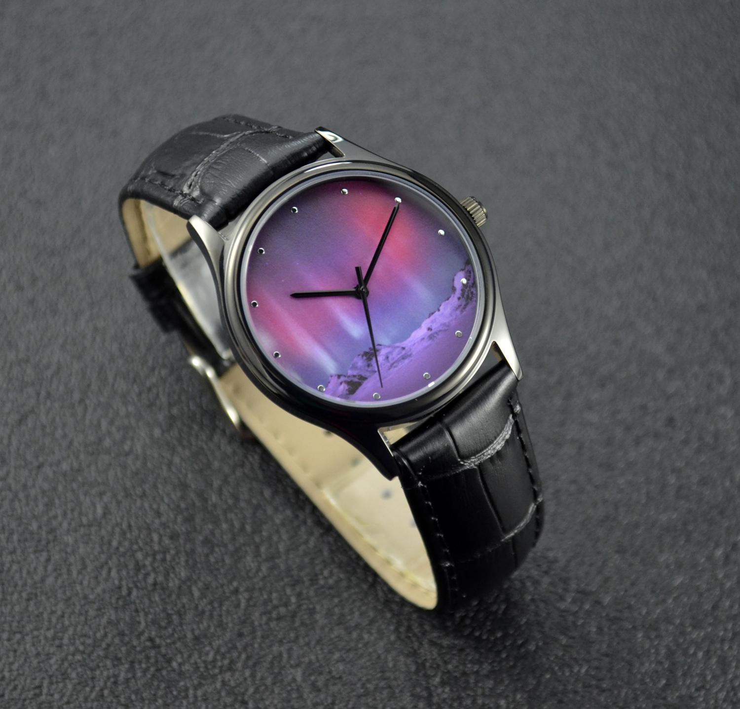 Aurora Watch Black Case Unisex Free shipping worldwide on Storenvy