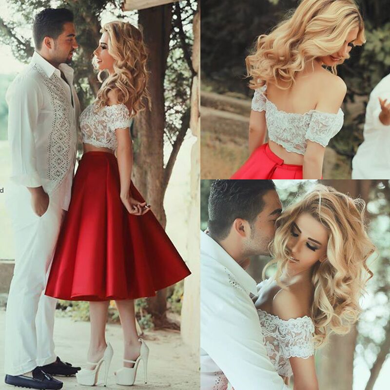 Off the Shoulder Short Dresses