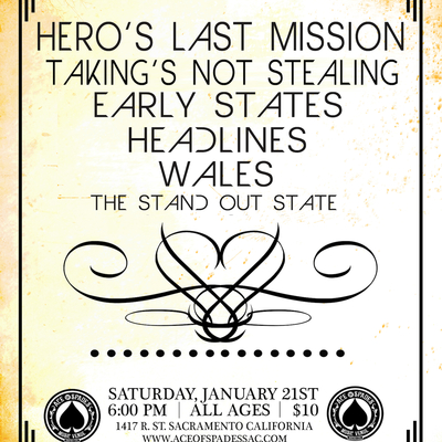 Ace of spades pre-sale ticket jan 21st