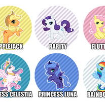 My Little Pony (button set)