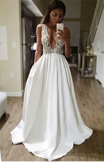 Ivory Prom Dresses