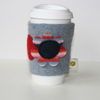 Bright Dots Coffee Cup Cardigan