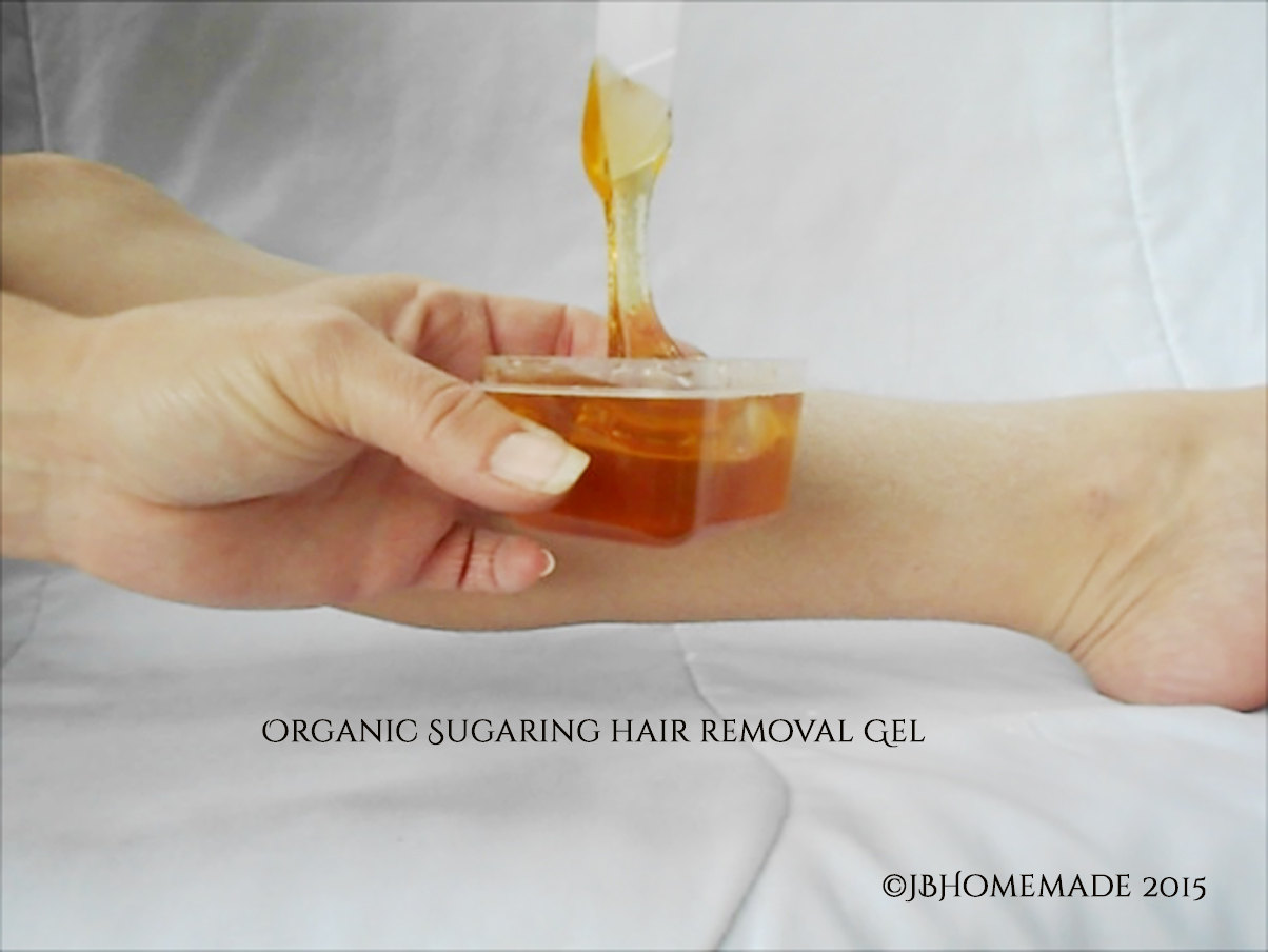 Sugaring Hair Removal Set with Vanilla Brown Sugar Scrub thinner hair