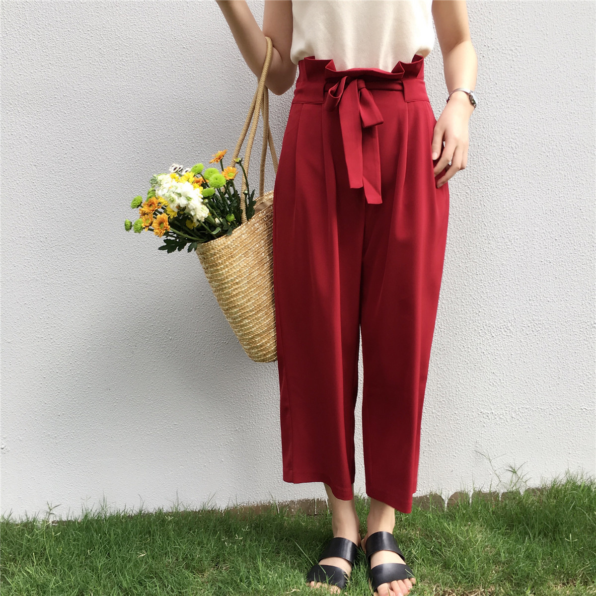 High Waist Bow Pants on Storenvy