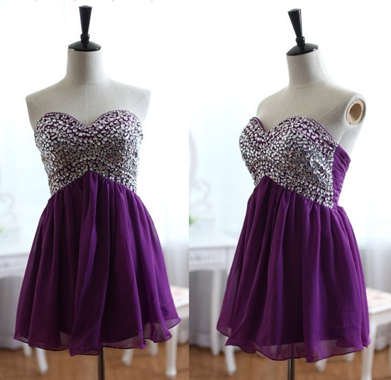 empire waist homecoming dress short