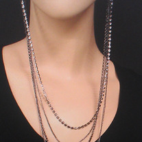 Rhinestone Silver Earlace Earrings