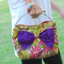 Kiss Lock Clutch - Pastel Pink