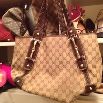 Gucci Braided Satchel Bag