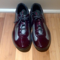 Prada Mens Cranberry/Silver (Size 11)