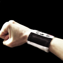 Rocker Bracelet (Striped or Black) *Made by Kimberly's Mom!*