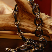 Musical Scherzo Sterling Chainmaille Bracelet