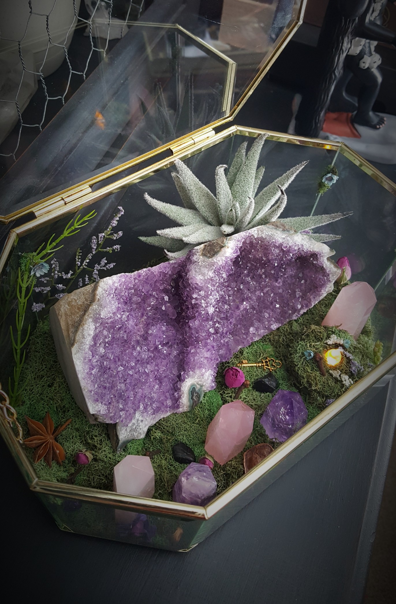 Healing Crystal Garden Terrarium on Storenvy