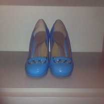 Verscace Blue Pump (Size 37) US 7