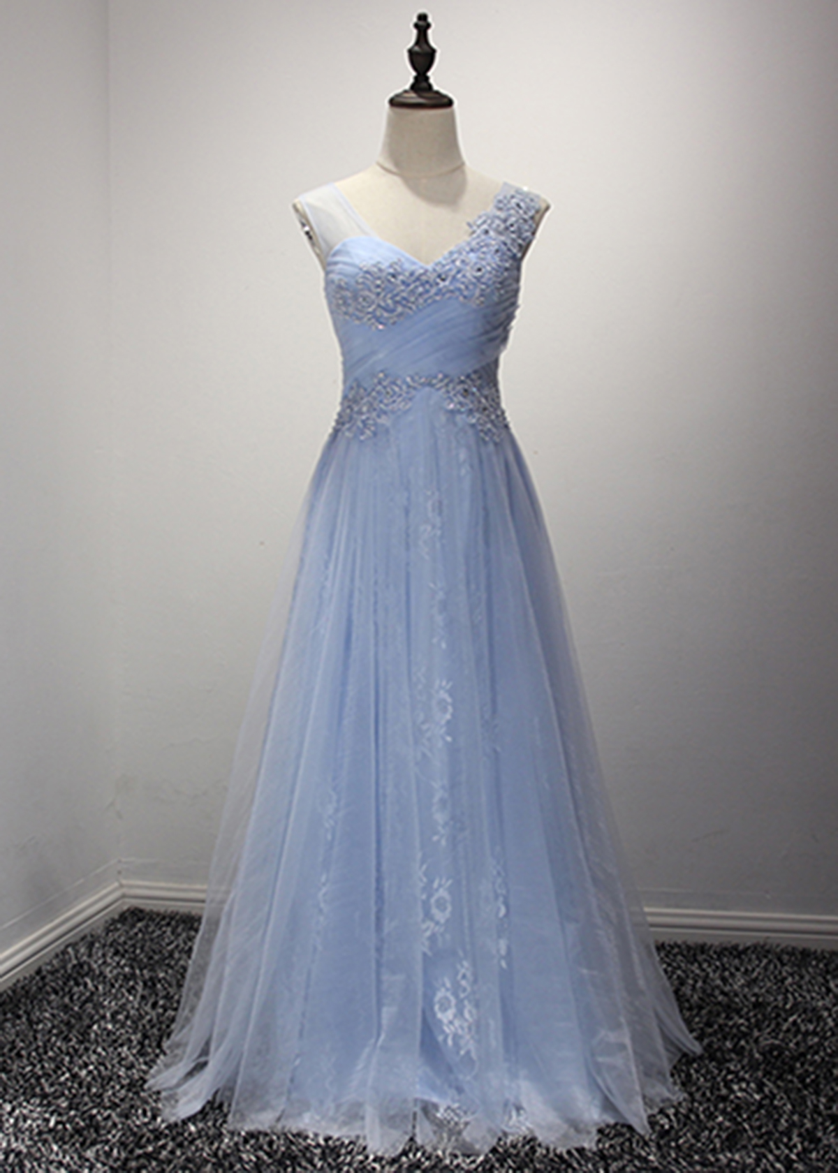 Ice Blue Wedding Dress