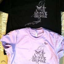 Women's Black LIVE LOVE INSPIRE T-Shirt