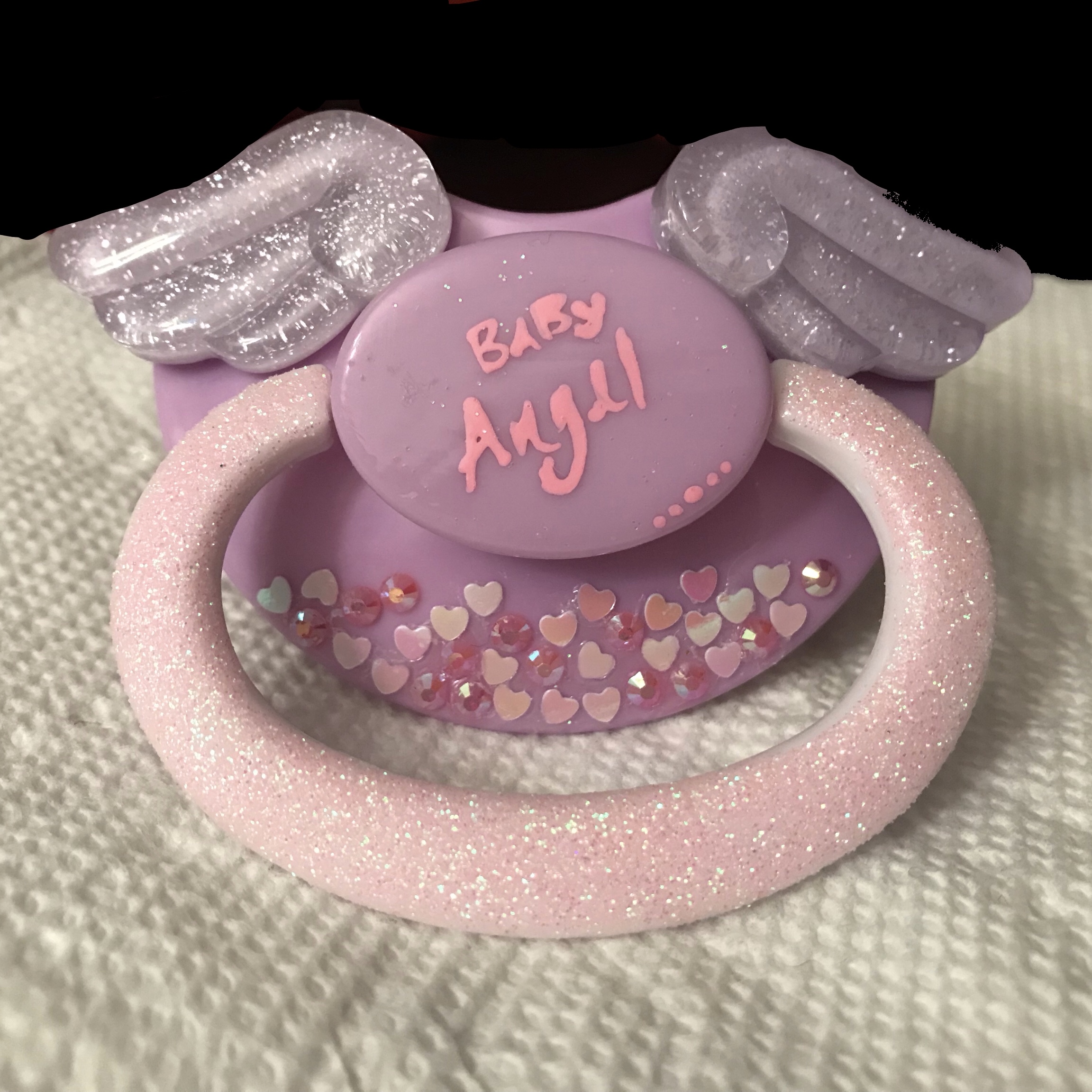 Angel Themed Pacifiers BESTFRIEND PACK (2 pacies) ABDL Adult