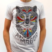 New Anarbor Wolf T-Shirt Size M