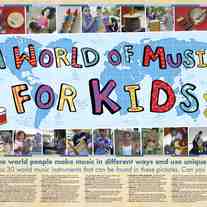 A World Of Music For Kids Poster 