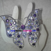 Purple Butterfly Ring