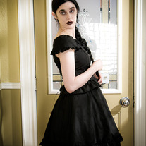 Gloomth Impetuous Skirt with Bow