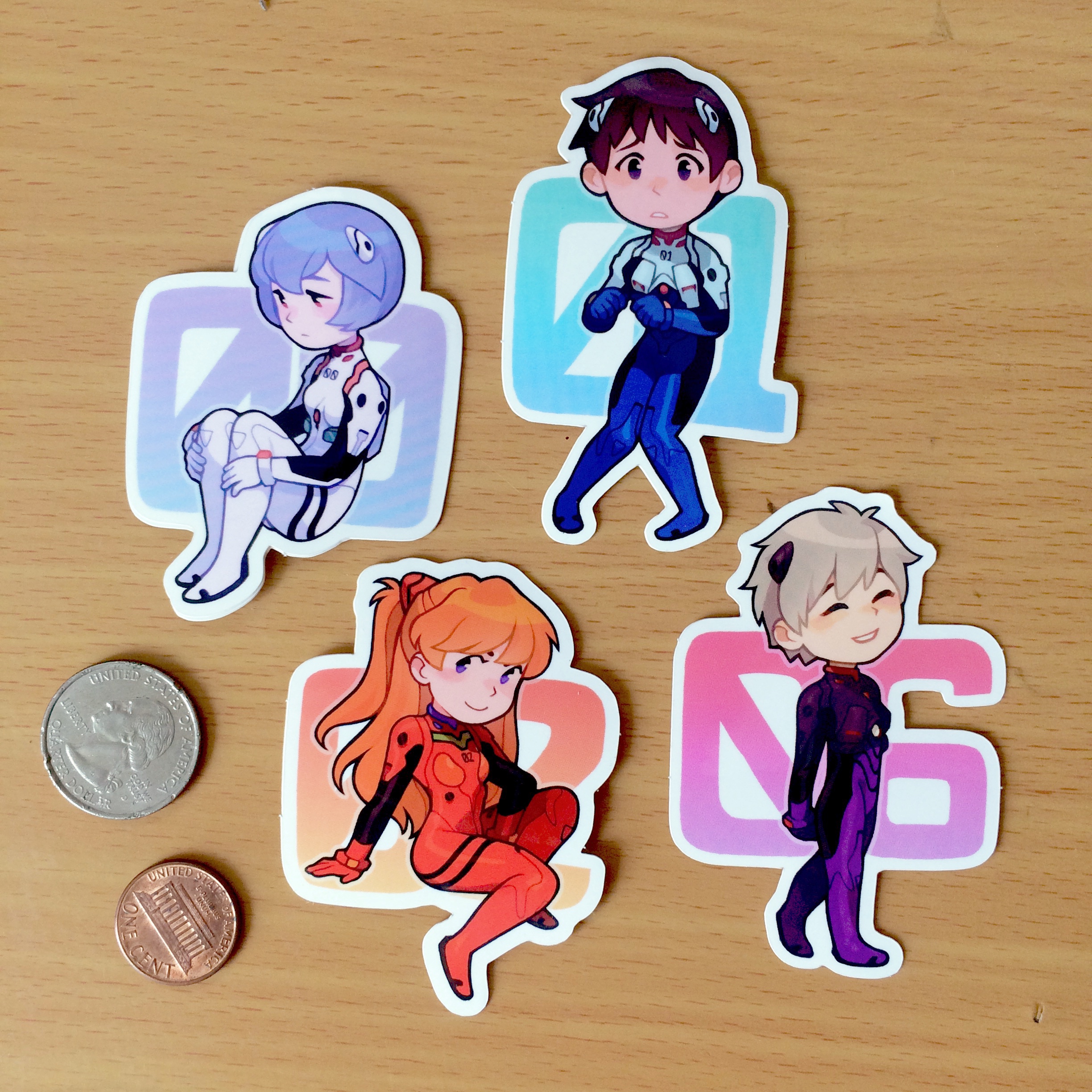 Neon Genesis Evangelion Stickers on Storenvy
