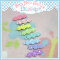 Tiny Treat Hair Clip - Flower Trio A