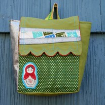 Erika's Custom Green Bean--Backpack Edition