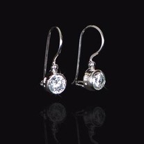 CZ Drop Earrings