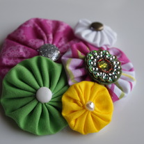 Easter yoyo cluster with bling
