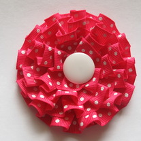 Pink Polka bow