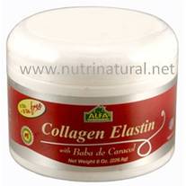 Collagen Elastin with Baba de Caracol (Snail Gel) 8oz cream by Alfa Vitamins 