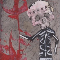 POWER FOUR - original painting by Matt Deterior