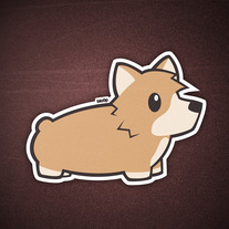Corgi Sticker