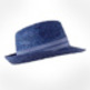 Men's Corn Husk and Matching Stripe Band Trilby - Thumbnail 1