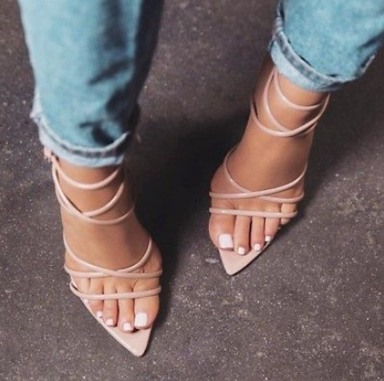 strappy heels
