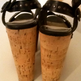 Christian Louboutin Cork Heel Sandals SZ 10 - Thumbnail 1