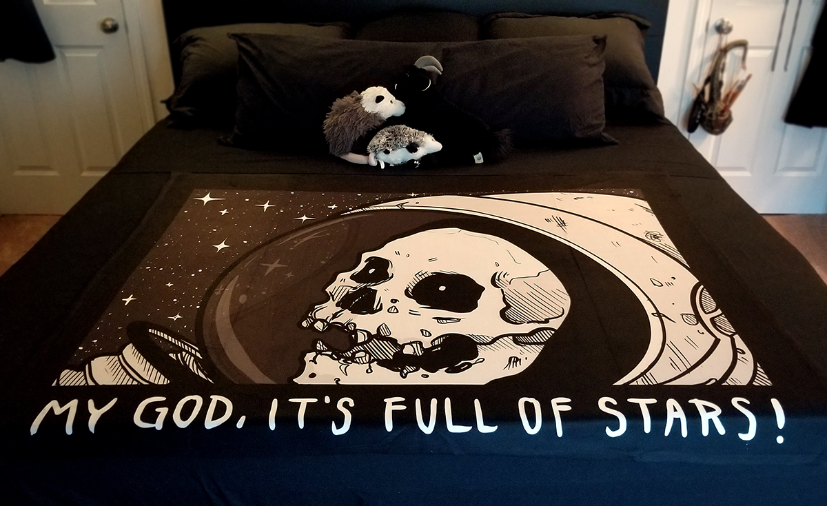 "My God, It's Full of Stars!" 2001 Space Odyssey blanket