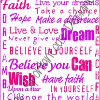 Inspirational subway art digital print {Pink & Purple}