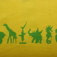 Men's Fashionista Giraffe - Yellow - Thumbnail 4