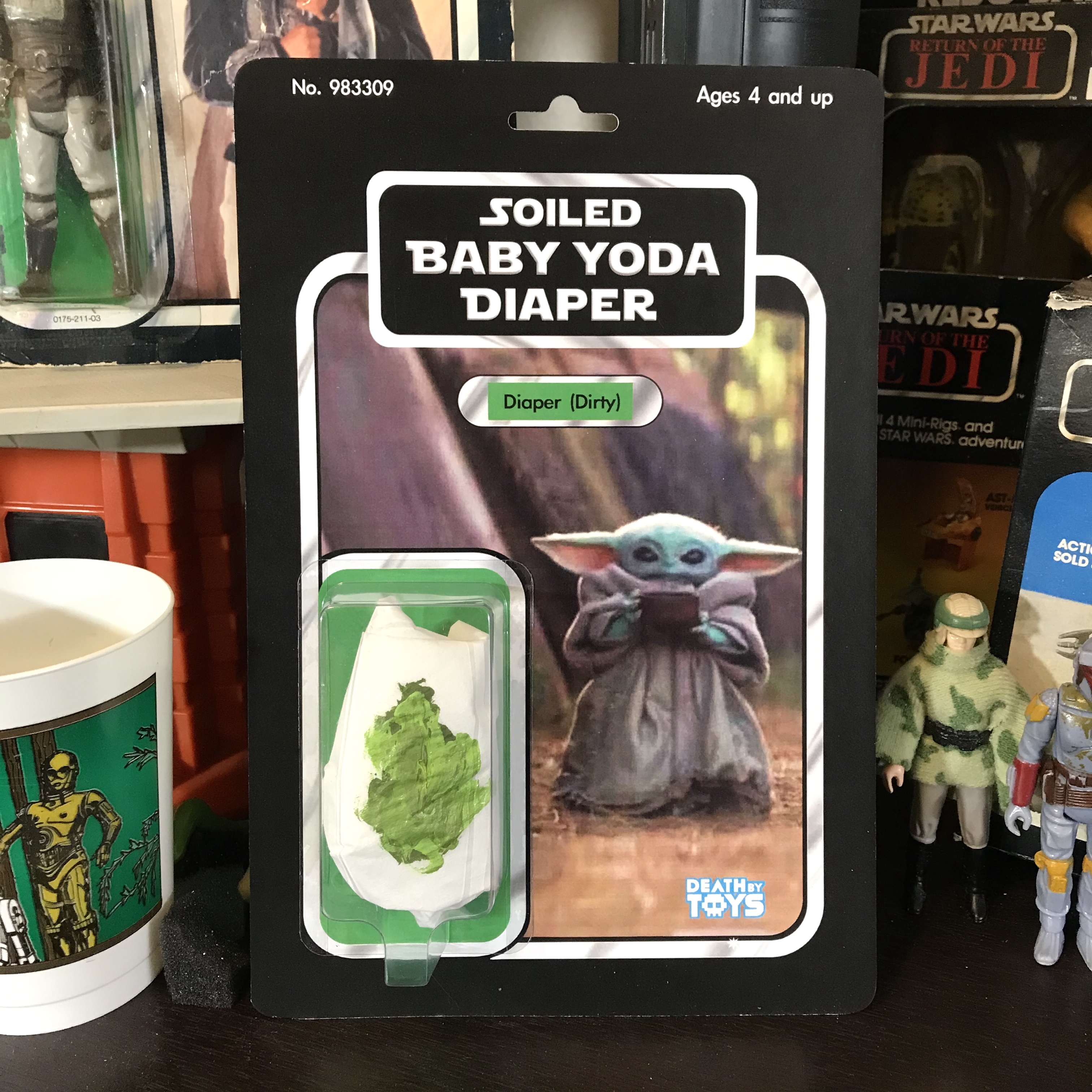 Soiled Baby Yoda Diaper · Death by Toys · Online Store Powered by Storenvy
