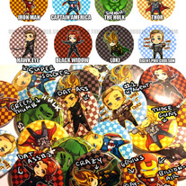 Avengers Button Set