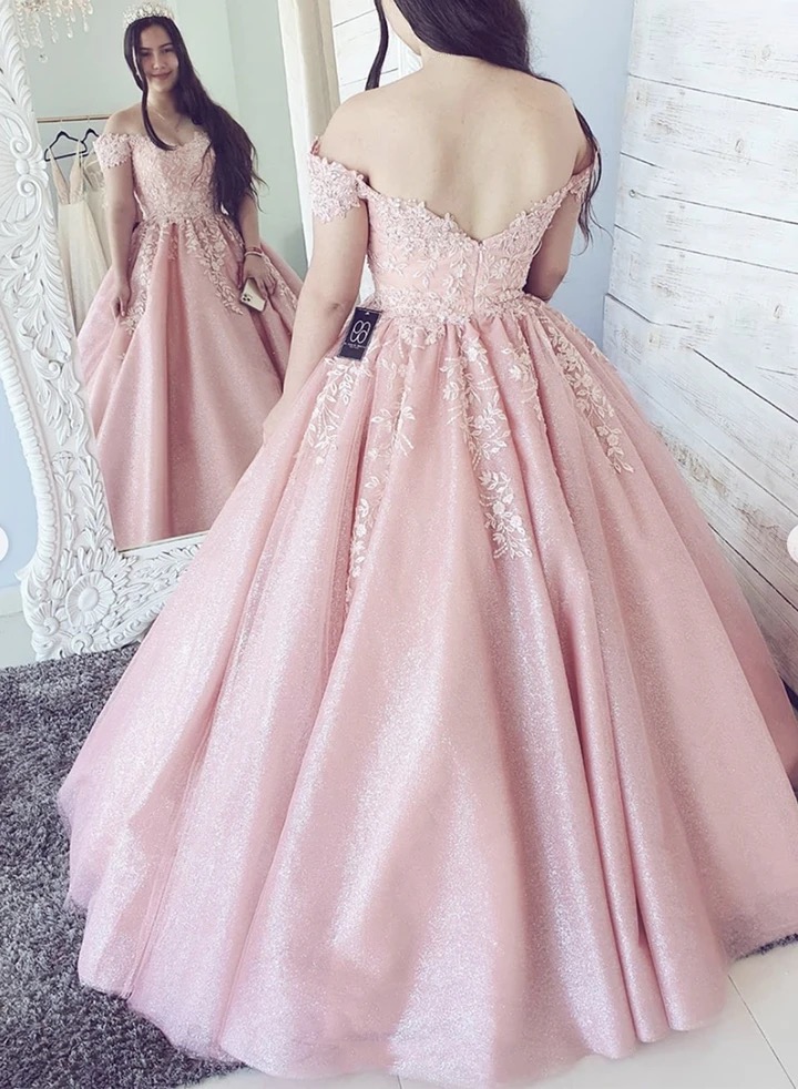 pink formal dresses long sleeve