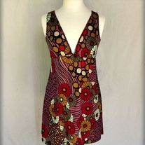 Retro Patterned Dress