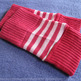 Pink Striped Arm Warmer - Thumbnail 1