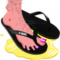 Maniac Flip Flops (SOLD OUT)