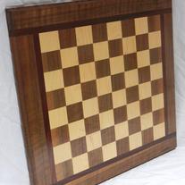 Wood Checkers/Chess Board