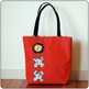 Orange Tic Tac Toe Tote - Mother's Day Special - Was $62 Now $40 - Thumbnail 2