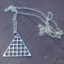 Silver Triangle Necklace