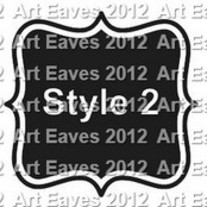 Framed Chalkboard Labels Available in 4 Sizes